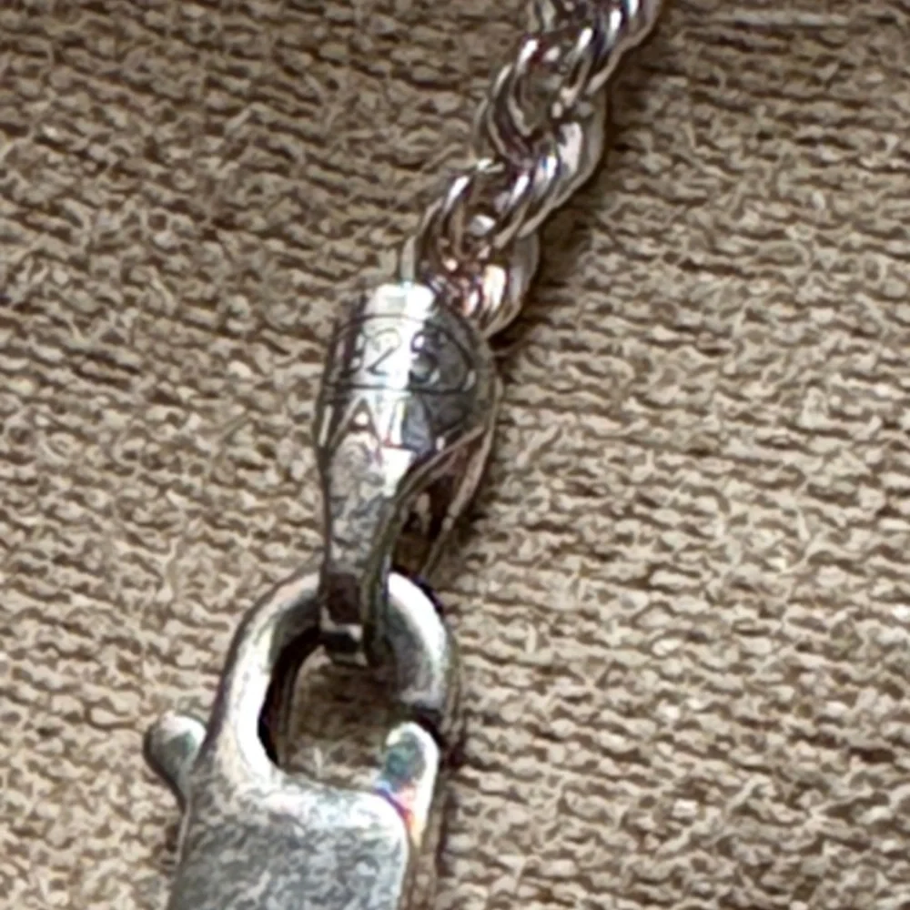 Silver Twisted Chain Necklace - Picture 5 of 8